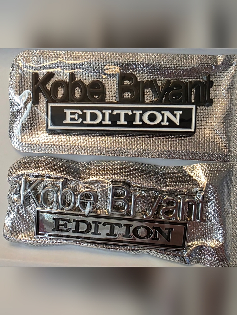 One Kobe Bryant Edition Metal badge Car Emblem Adhesive Back